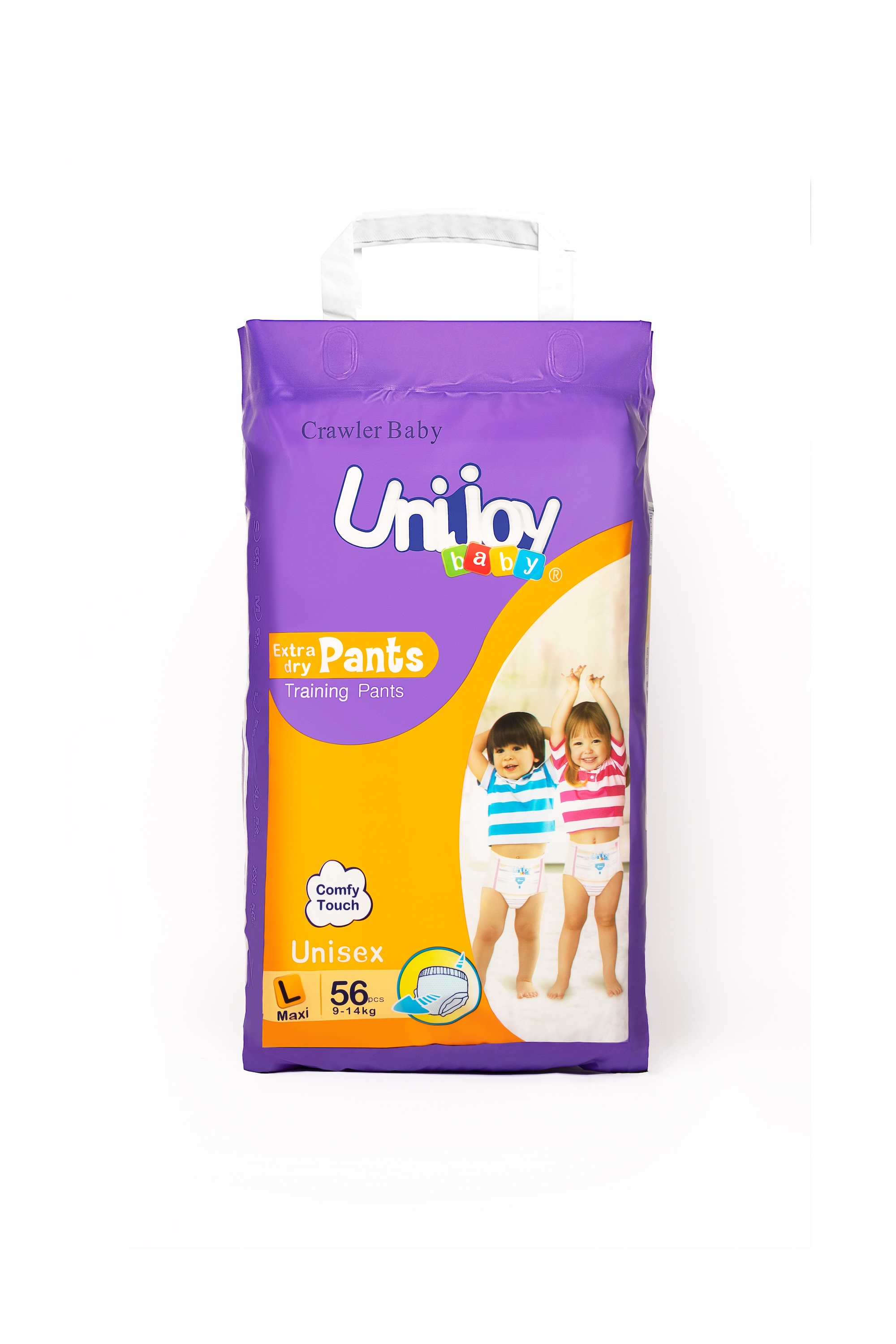 Підгузки-трусики Unijoy Soft L (9 - 14 кг), 56шт. Бренд – Unijoy. Постачальник – ТОВ "Гігієніка".